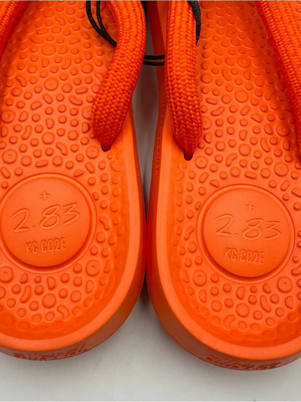 Allbirds Sugar Zeffer 2 Flip Flops Buoyant Orange 